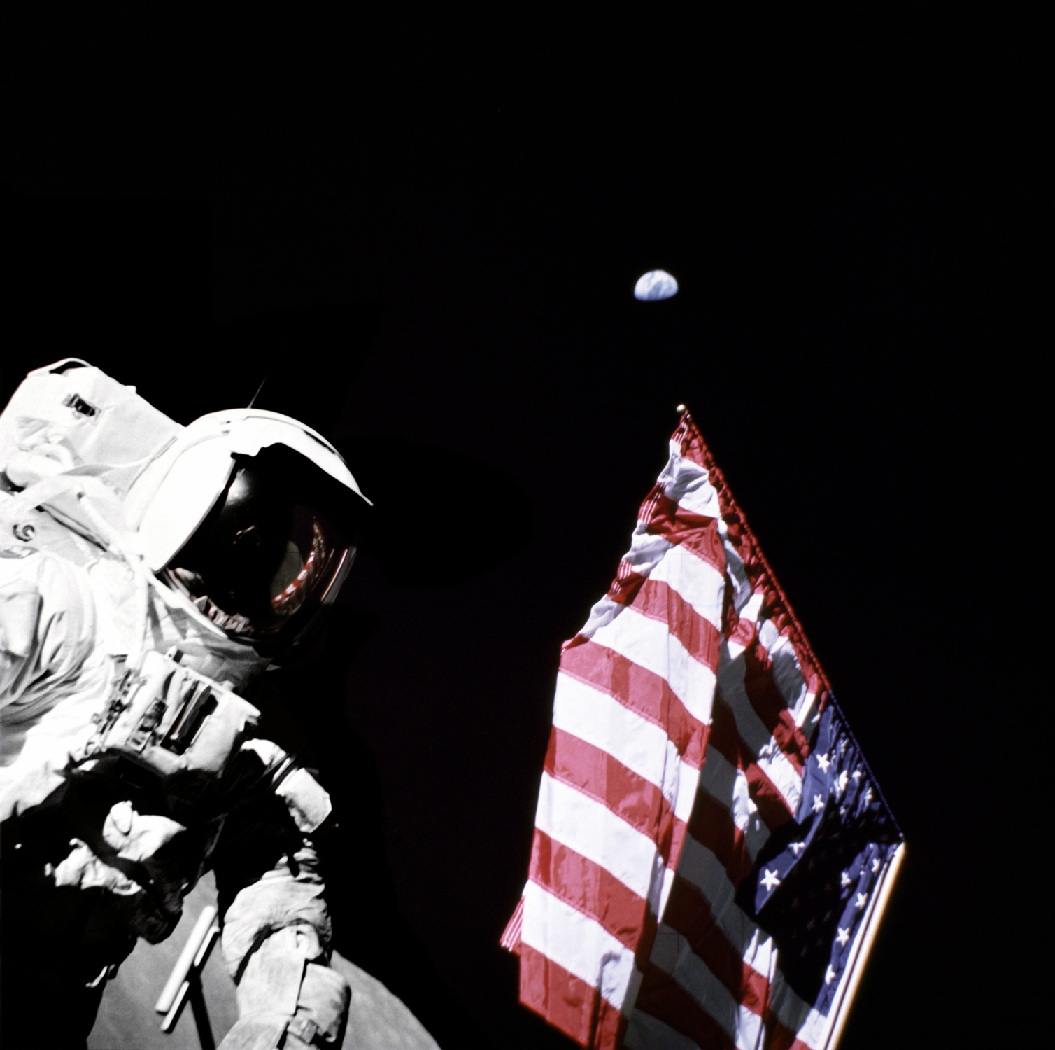 Space History Photo: Apollo 17 Astronaut Harrison Schmitt on the Moon